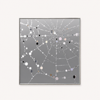 Abstracte spiegelkunst voor modern interieur