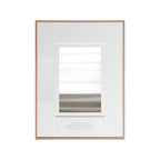 Franse wandspiegel met walnotenhouten frame – Vintage decoratie uit het midden van de vorige eeuw in een minimalistische stijl 0