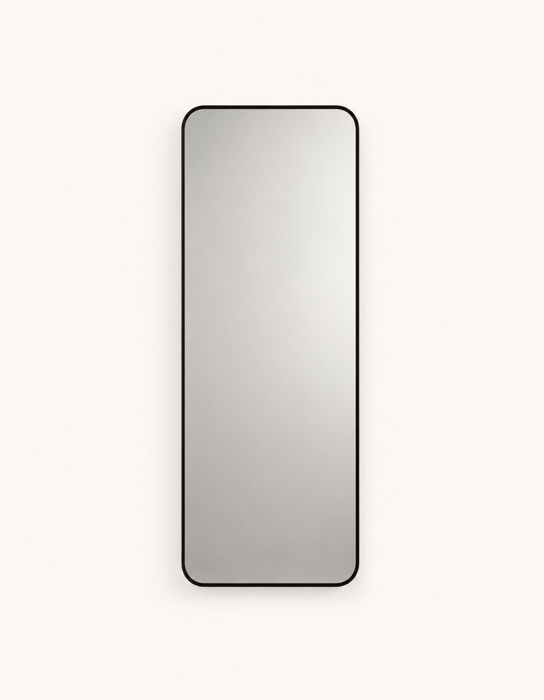 Full body spiegel met zwart metalen frame