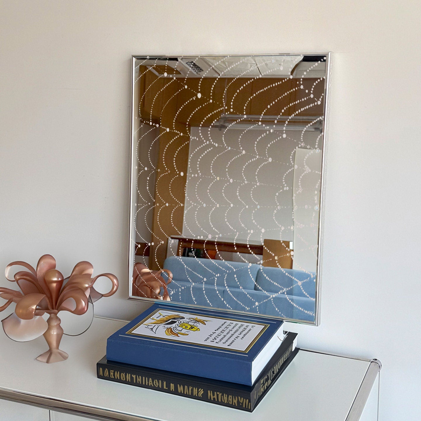 Moderne wandspiegel in minimalistische Bauhaus-stijl 5