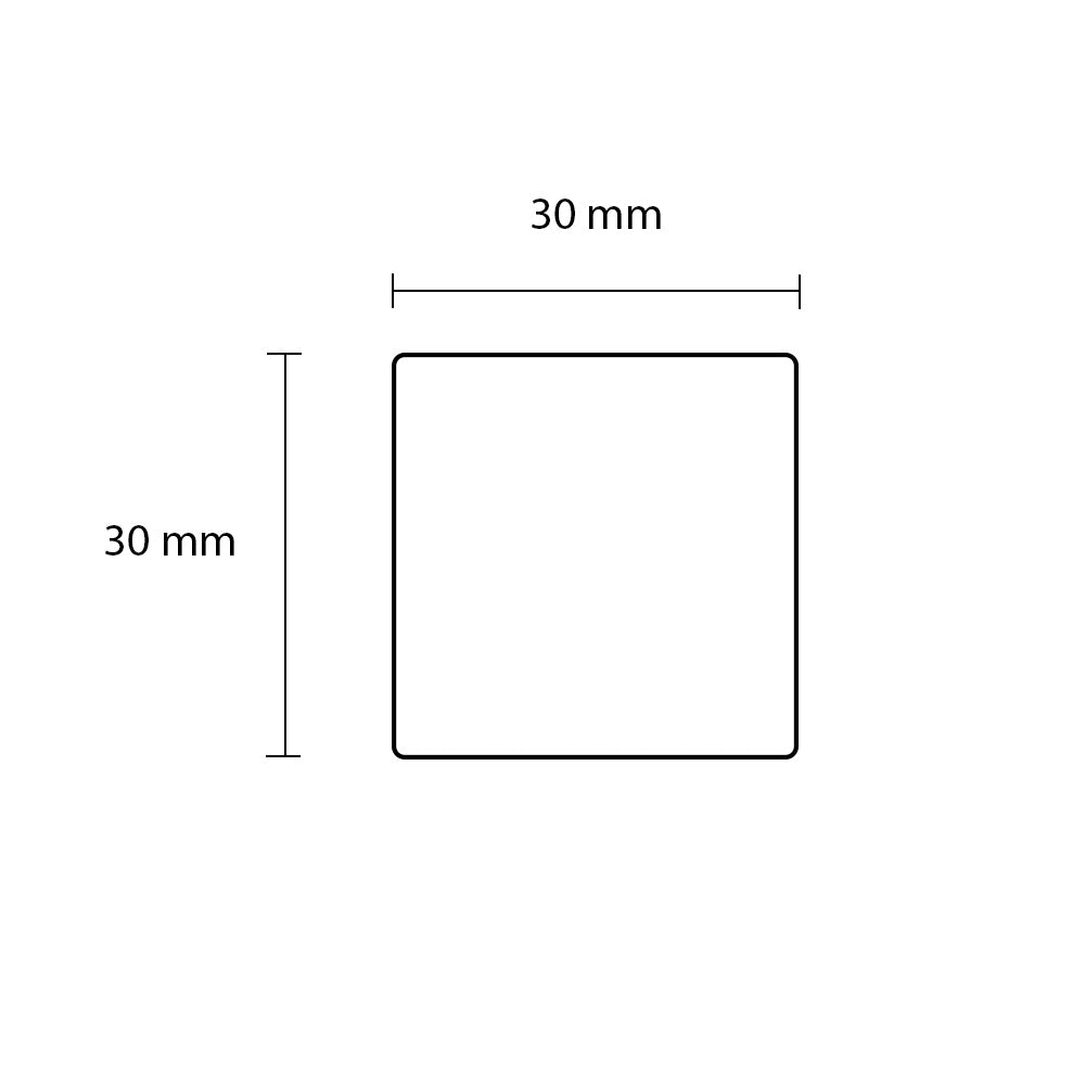 Staalfabriq - Stalen Trapleuning Zwart Vierkant 30x30mm - inclusief Steunen / Leuninghouders