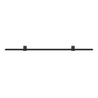Stalen Trapleuning Zwart Ovaal Naadloos 48x20mm