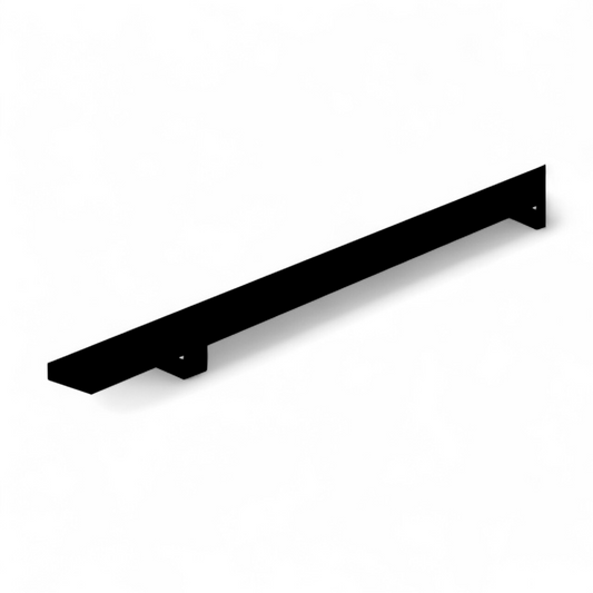 Stalen trapleuning zwart rechthoek 40×20 - By Staalfabriq.