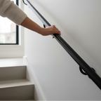 Staalfabriq - Stalen Trapleuning Zwart Rond Ø 30mm - inclusief Steunen / Leuninghouders