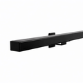 Stalen trapleuning mat zwart vierkant 30x30mm, productfoto - Staalfabriq
